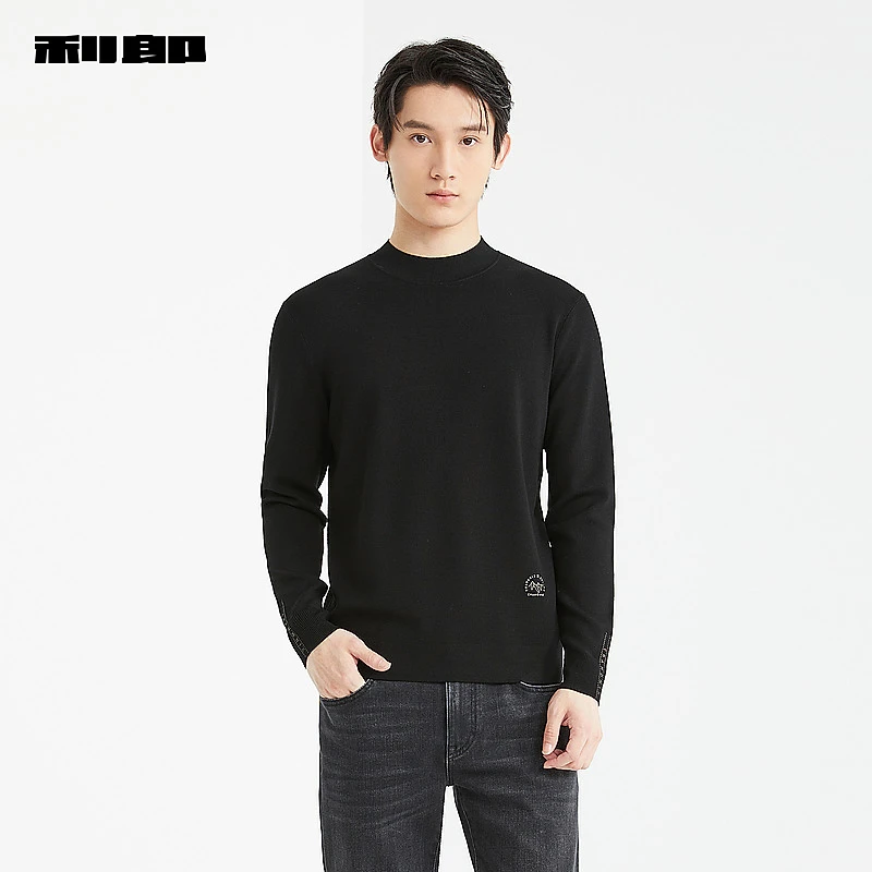 【商场同款】利郎官方 毛衣男士商务休闲冬季保暖半高领毛衫长袖
