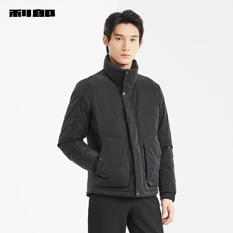 【商场同款】利郎男装 羽绒服男款立领冬季保暖立领羽绒外套1S
