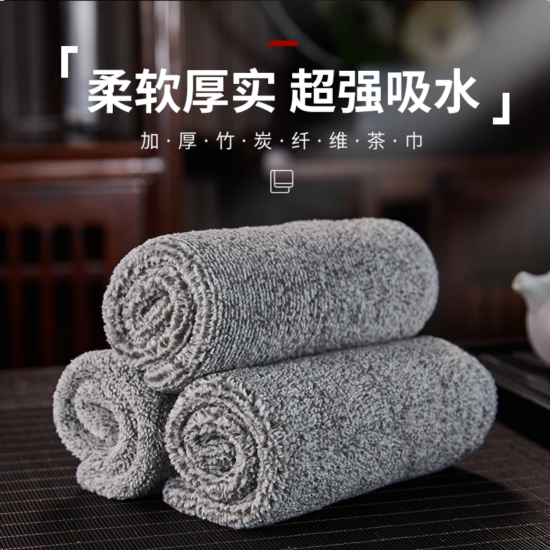 厚实厨房专用毛巾加厚洗碗布家用家务擦桌子清洁不掉毛吸水不沾油