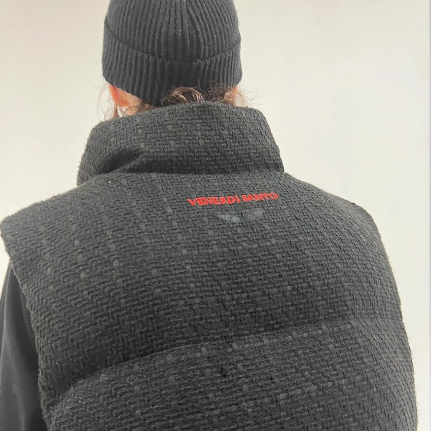 %BHITE空瞳 国潮原创品牌重磅小香风马甲棉服宽松秋冬第七季新款