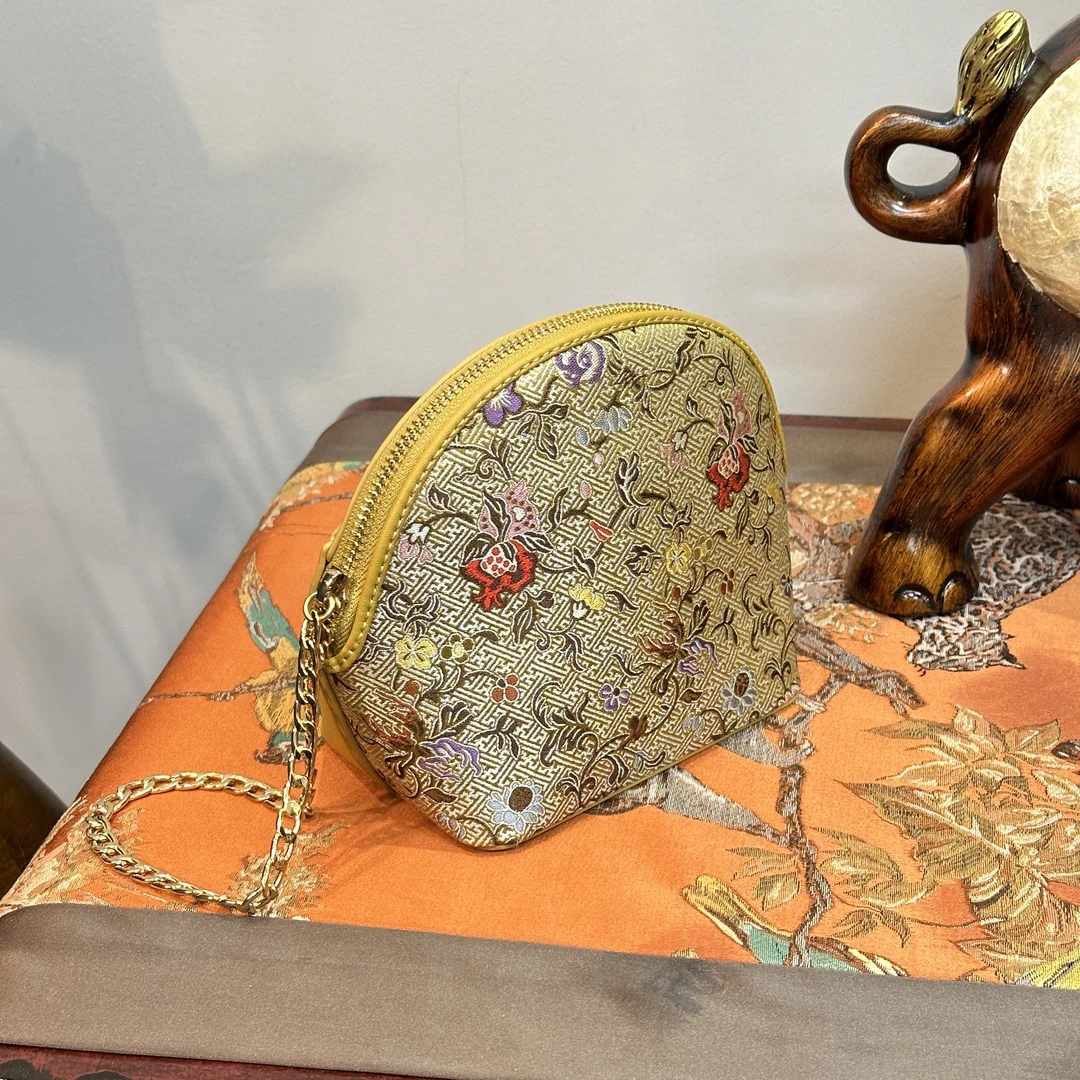 「利琪高订」国风新中式时尚百搭质宋锦小包包C591