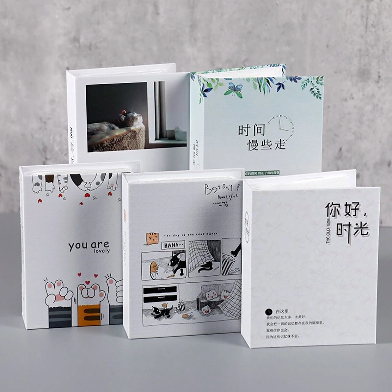 相册本3寸4寸5寸6寸7寸照片收纳册影集插页式ins可爱卡通高颜值