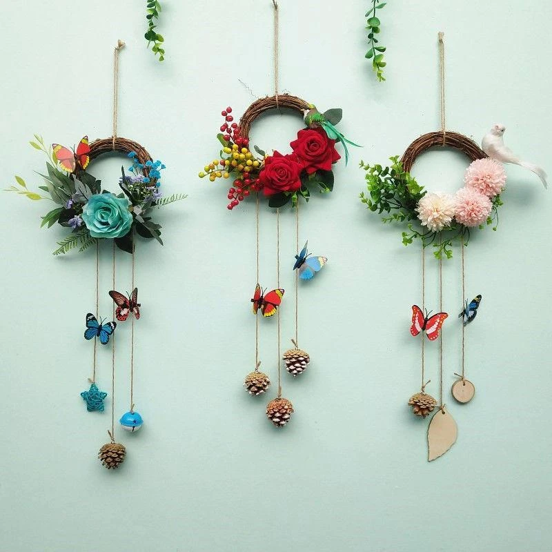 【新疆包邮】花环装饰墙上挂件墙壁壁挂客厅房间挂墙墙饰壁饰室内