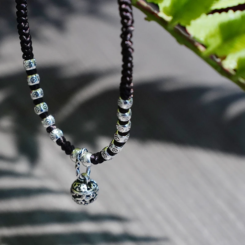 925银脚链 2024时尚休闲925轻奢素款小众百搭银饰 脚链917588