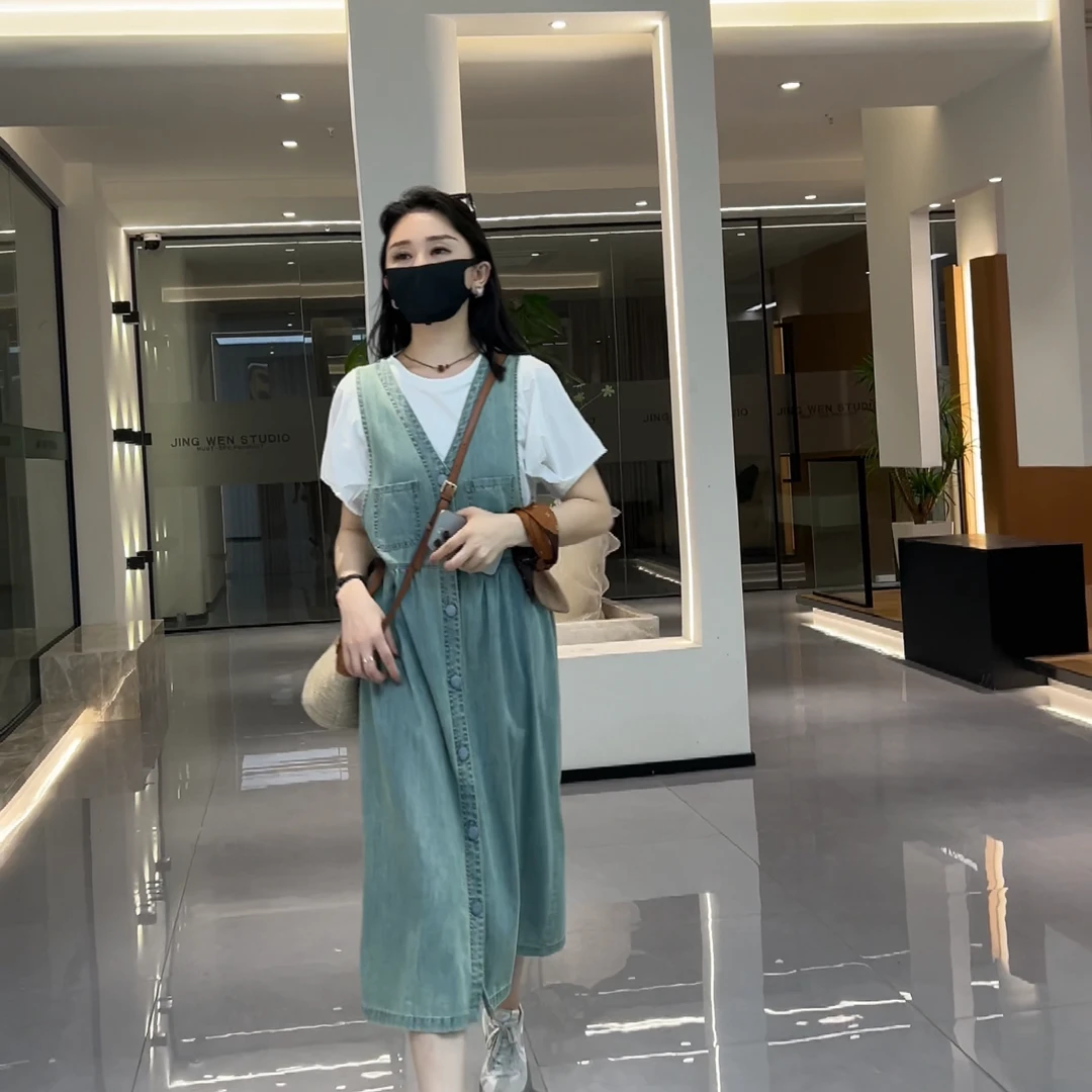 JW/静稳2024夏新品时尚休闲气质女款减龄小众宽松两件套装8880619