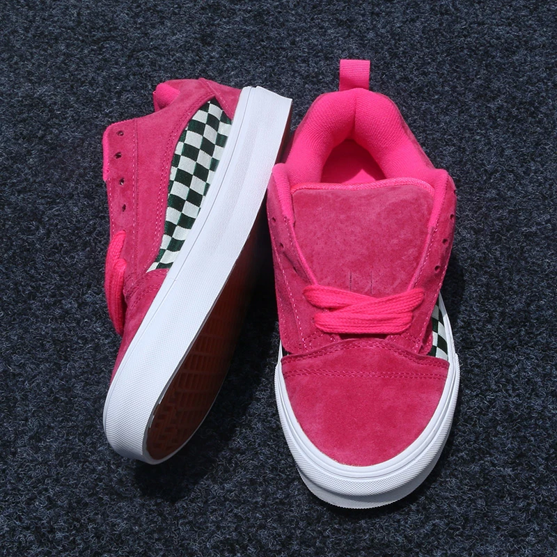 火龙果红色拼色男鞋帆布鞋男休闲情侣款男女舒适时尚百搭潮鞋平底