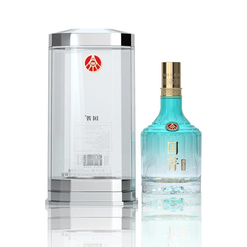 国菁绿豆酒（透明瓶） 1.5L*1瓶52度