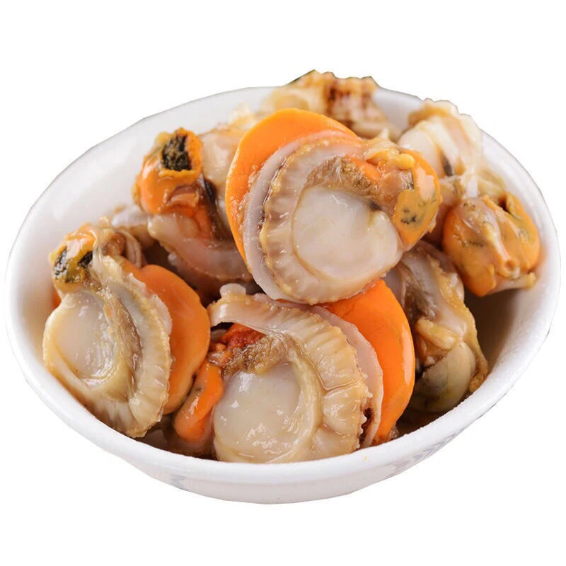 无冰特大号保鲜海捕扇贝肉新鲜冷冻去壳贝肉全干贝超大扇贝捕捞