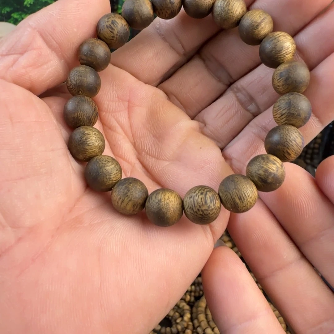 沉香手串圆珠单圈多样性发一