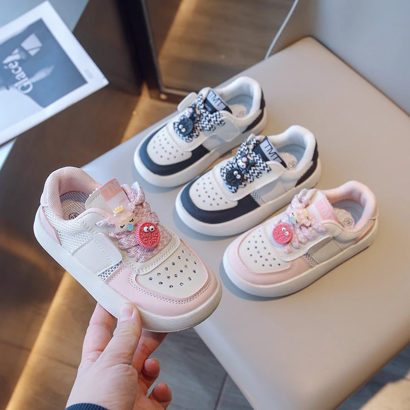 2024新款儿童运动鞋男女童板鞋软底小白鞋中大童跑步鞋