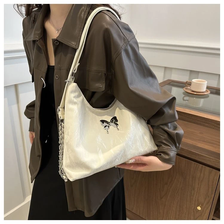 托特包女2024新款大容量通勤双肩包夏季百搭链条单肩包高级感背包