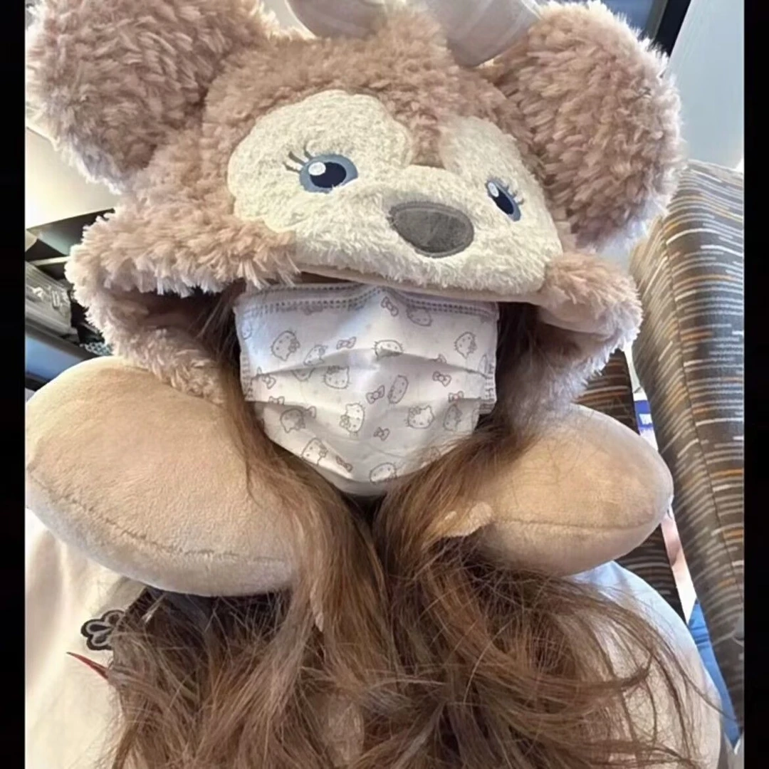 可爱卡通二合一卡通连帽U型枕可爱毛绒玩具护颈枕办公室午休枕头