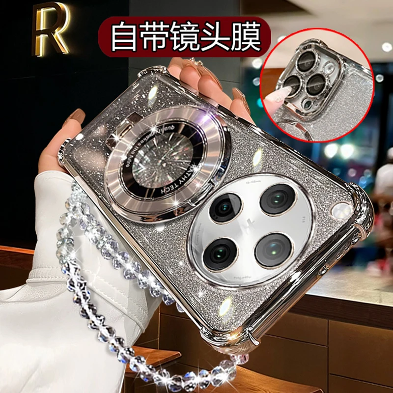 适用OPPOfindx8pro手机壳曲屏OPFindX8por镜头全包PKC110四角防摔