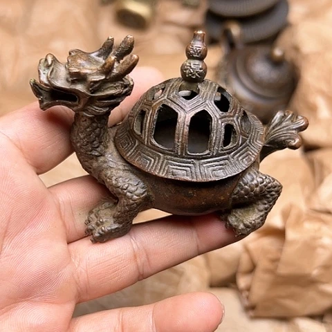 铜制工艺把玩摆件