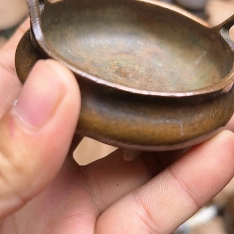 铜制工艺把玩摆件