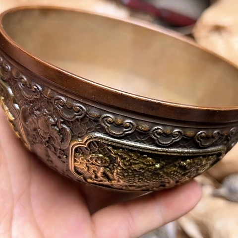 铜制工艺把玩摆件