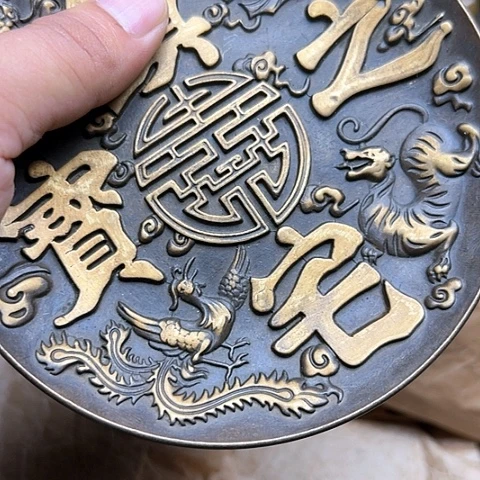铜制工艺把玩摆件