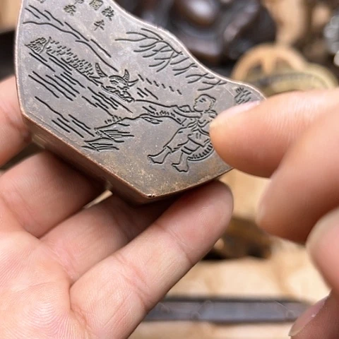 铜制工艺把玩摆件