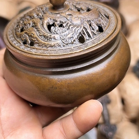 铜制工艺把玩摆件