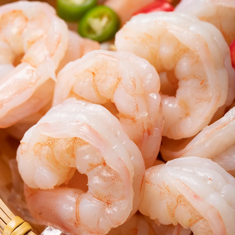 【切片】大虾仁新鲜冷冻南美虾仁去虾线总重150g*7袋赠黑鱼片250g