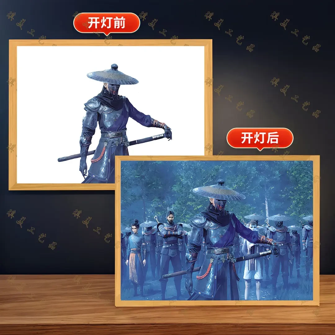 【画江湖之天罡传】不良人创意礼物氛围感灯光画礼物小夜灯装饰画