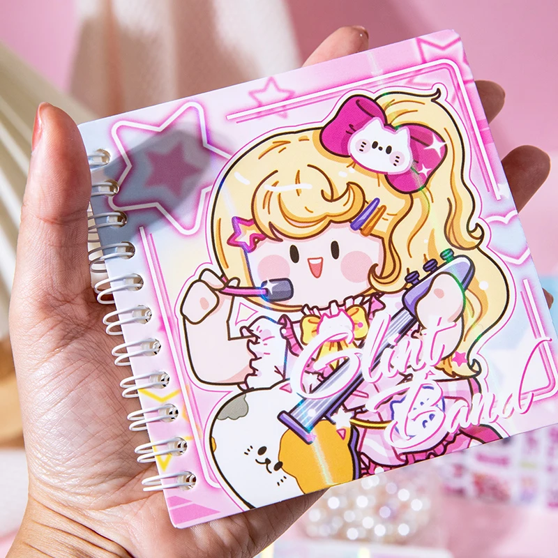 迷你离型纸本语闲掌心本mini便携式离形本手帐胶带贴纸双面离行本