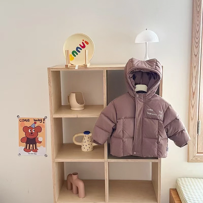 幼羽字母羽绒外套