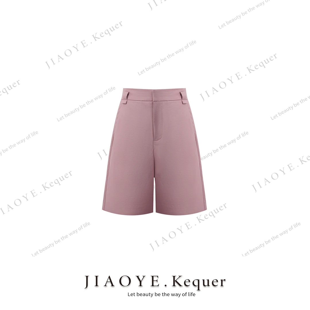 JiaoyeKequer【】百搭西裤女士轻奢高级感简约直筒裤子 W8743