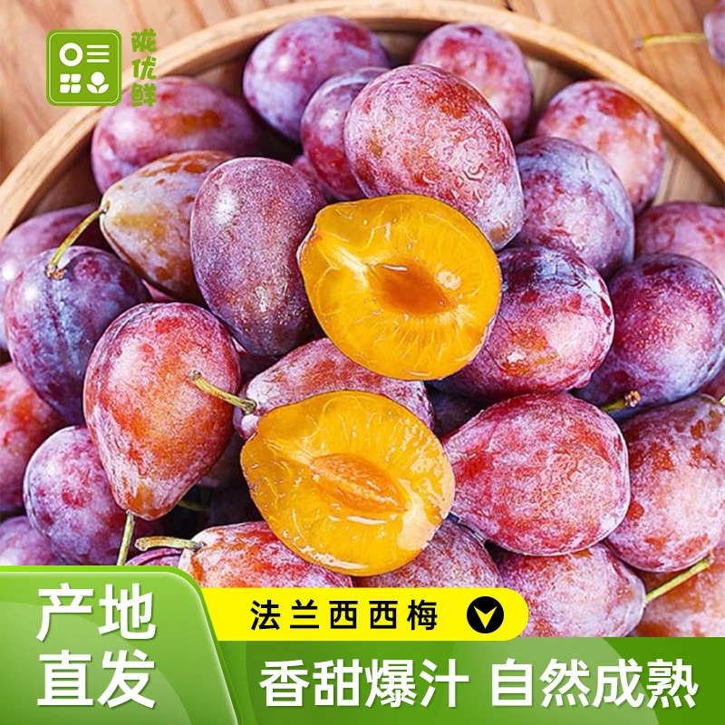 陇优鲜新疆法兰西西梅香甜爆汁当季新鲜水果现摘现发大果坏果包赔