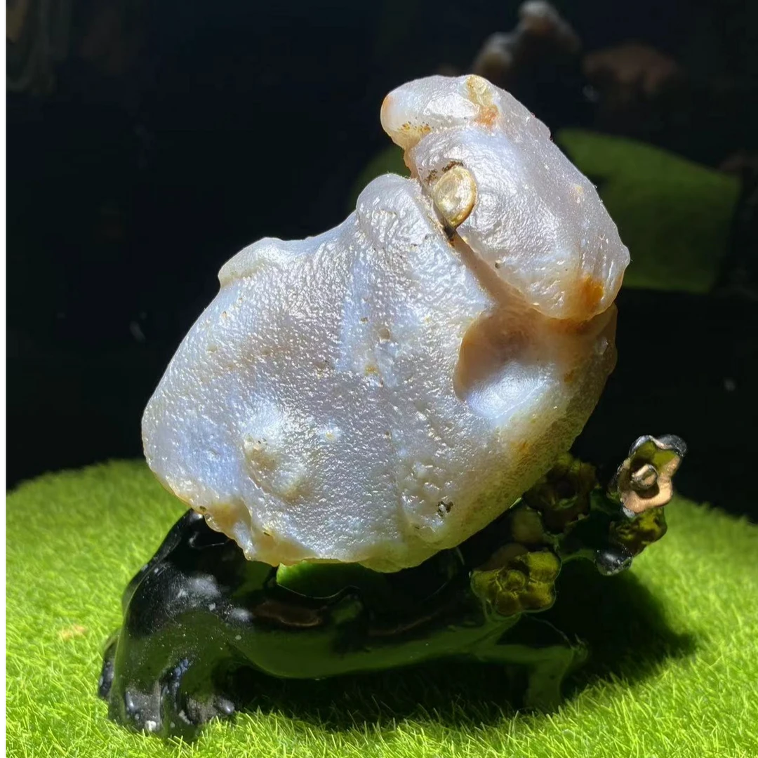 阿拉善戈壁石纯天然奇石观赏石原石玛瑙彩碧玉创意玄关雕刻摆件