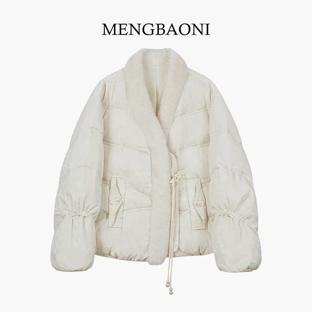 冬季新中式国风感新款轻奢气质高雅时尚休闲百搭外套#7868