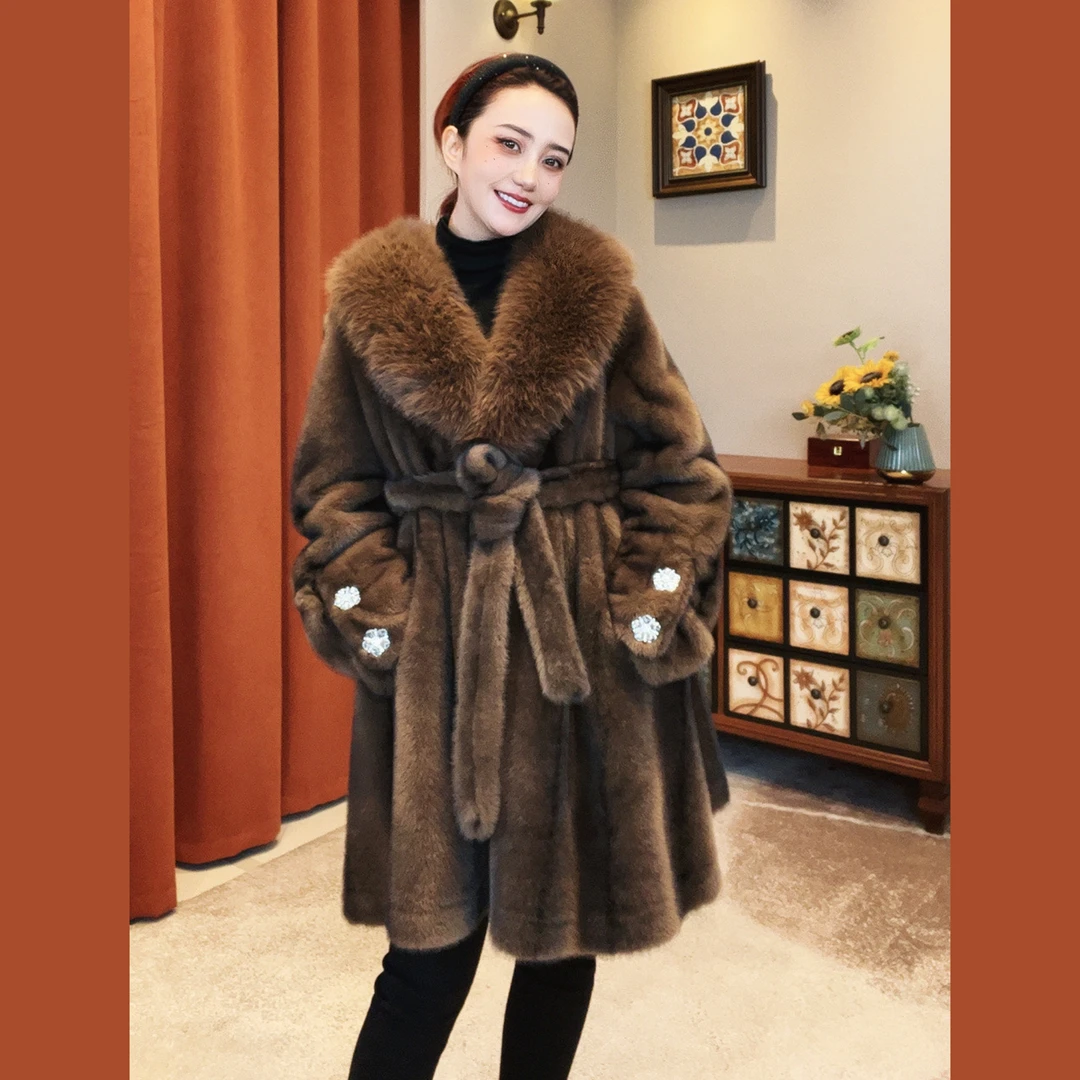 【NAM RAN】【极光】保暖仿貂绒外套230244