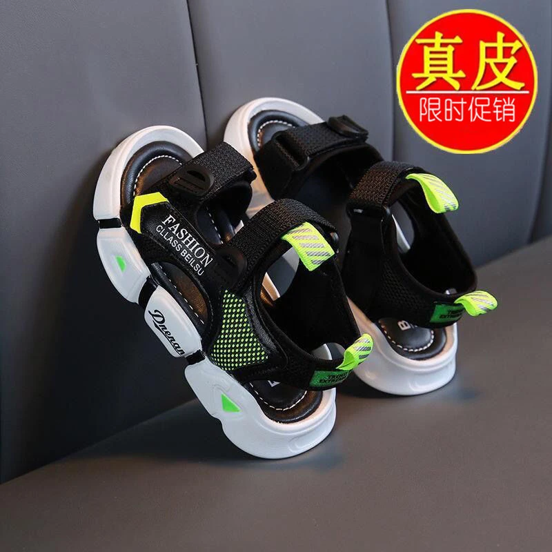 【新疆包邮】男童凉鞋2024年夏季新款儿童潮牌软底沙滩鞋宝宝轻便