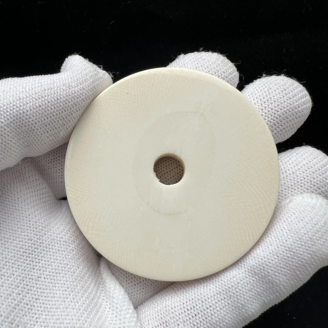 E1830天然猛犸牙牙饼 55.5*9.7mm 支持鉴定 假一罚四