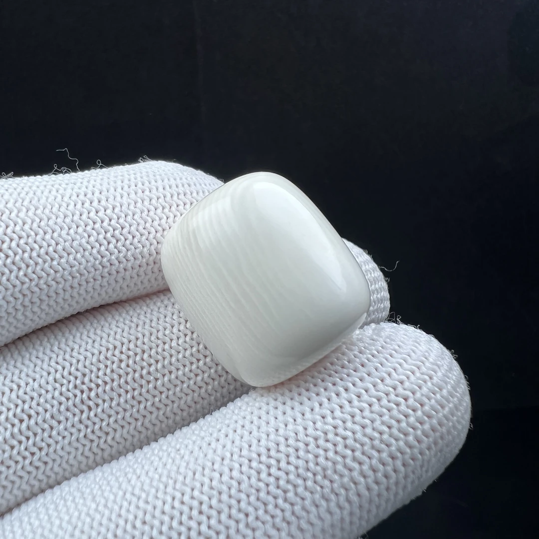 A2824天然猛犸牙 桶珠 19.3*20.7mm支持鉴定 假一罚四