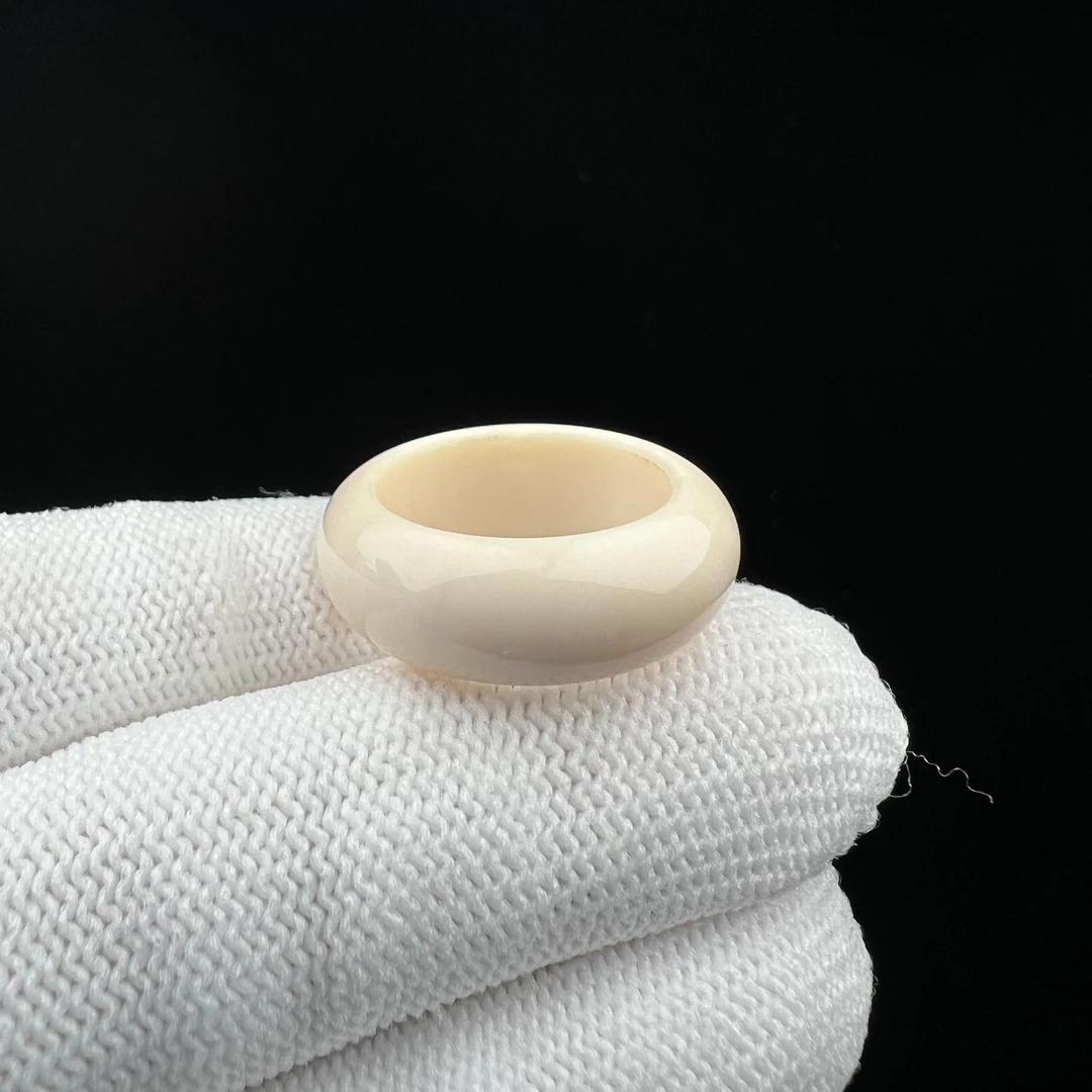 S1963天然猛犸牙 圈圈 16.5mm 支持复检 假一罚四