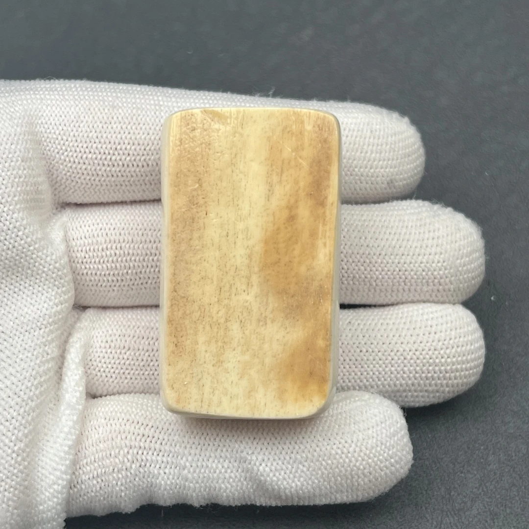 E2141天然猛犸牙金皮 肥皂无事牌 28*48*22mm支持鉴定 假一罚四