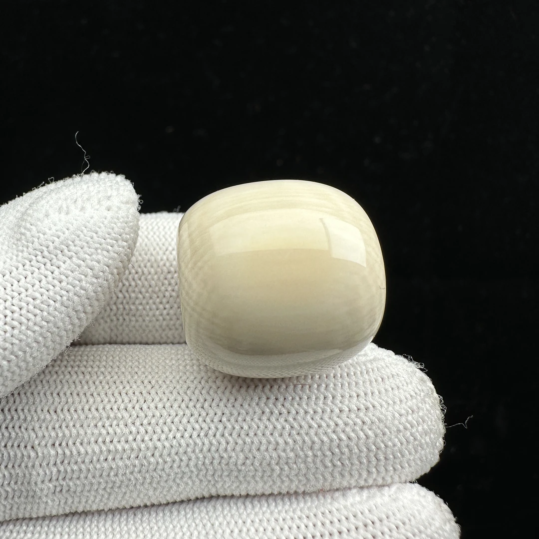 P8542 天然猛犸牙 墩子 21.7*21mm 支持鉴定 假一罚四