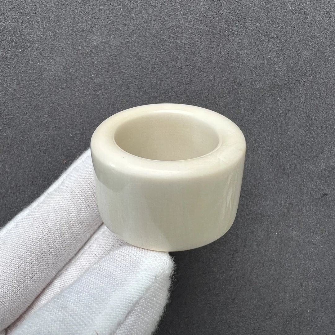 P3135天然猛犸象牙内径:22mm扳指 支持鉴定 假一罚四