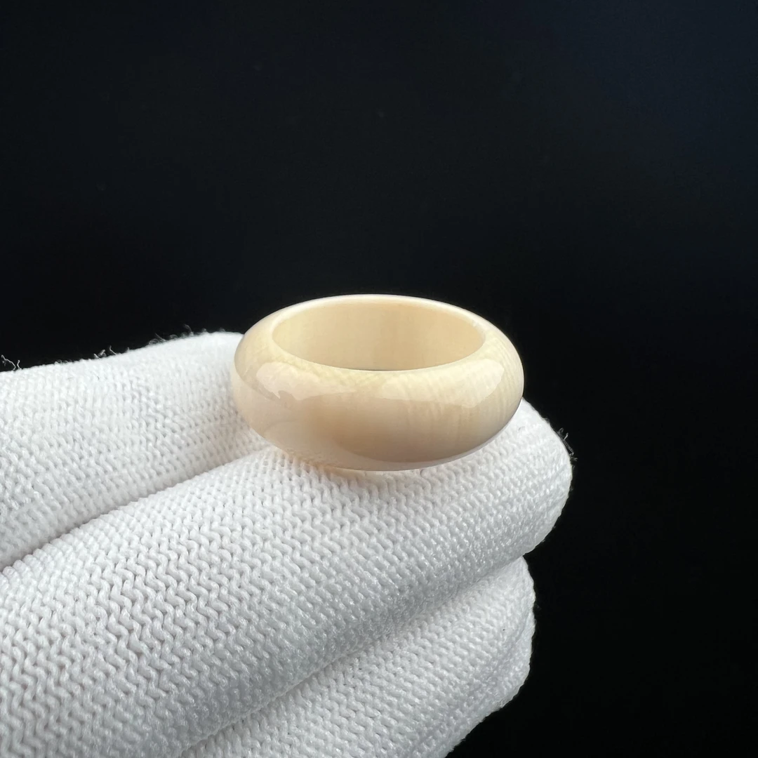 S1957天然猛犸牙 圈圈 18.9mm 支持复检 假一罚四