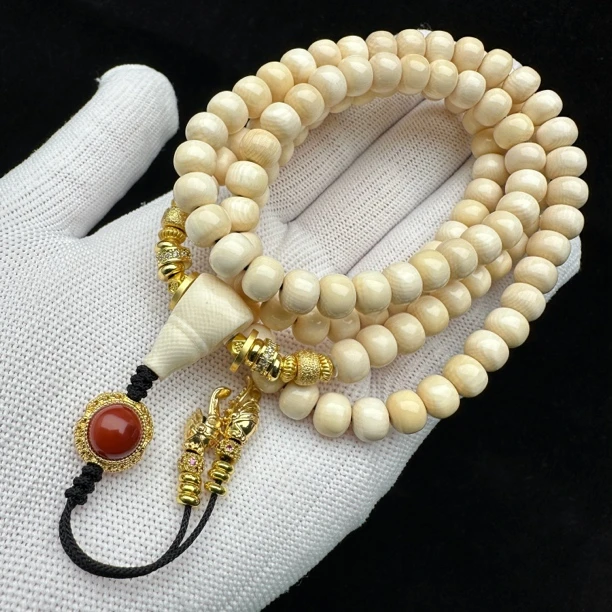 Q1103天然猛犸牙 精品老型108 7.6*6mm支持鉴定 假一罚四