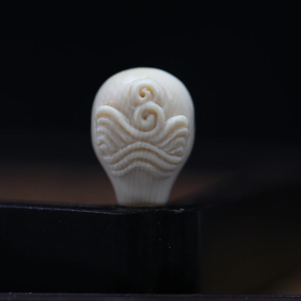 S1601-T050天然猛犸牙 三通 13mm支持鉴定假一罚四