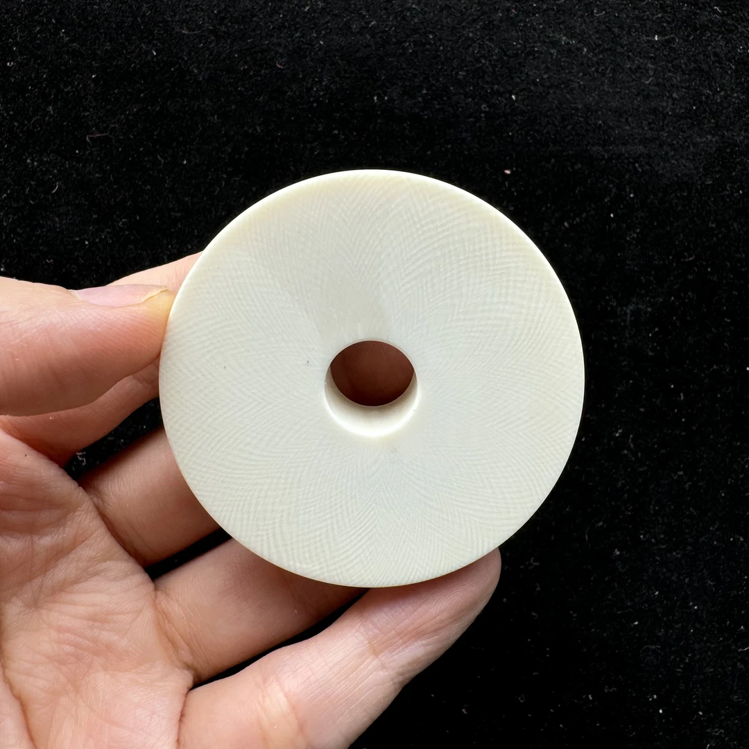 E1831 天然猛犸牙 牙饼子55×12mm44.52克支持鉴定假一罚四