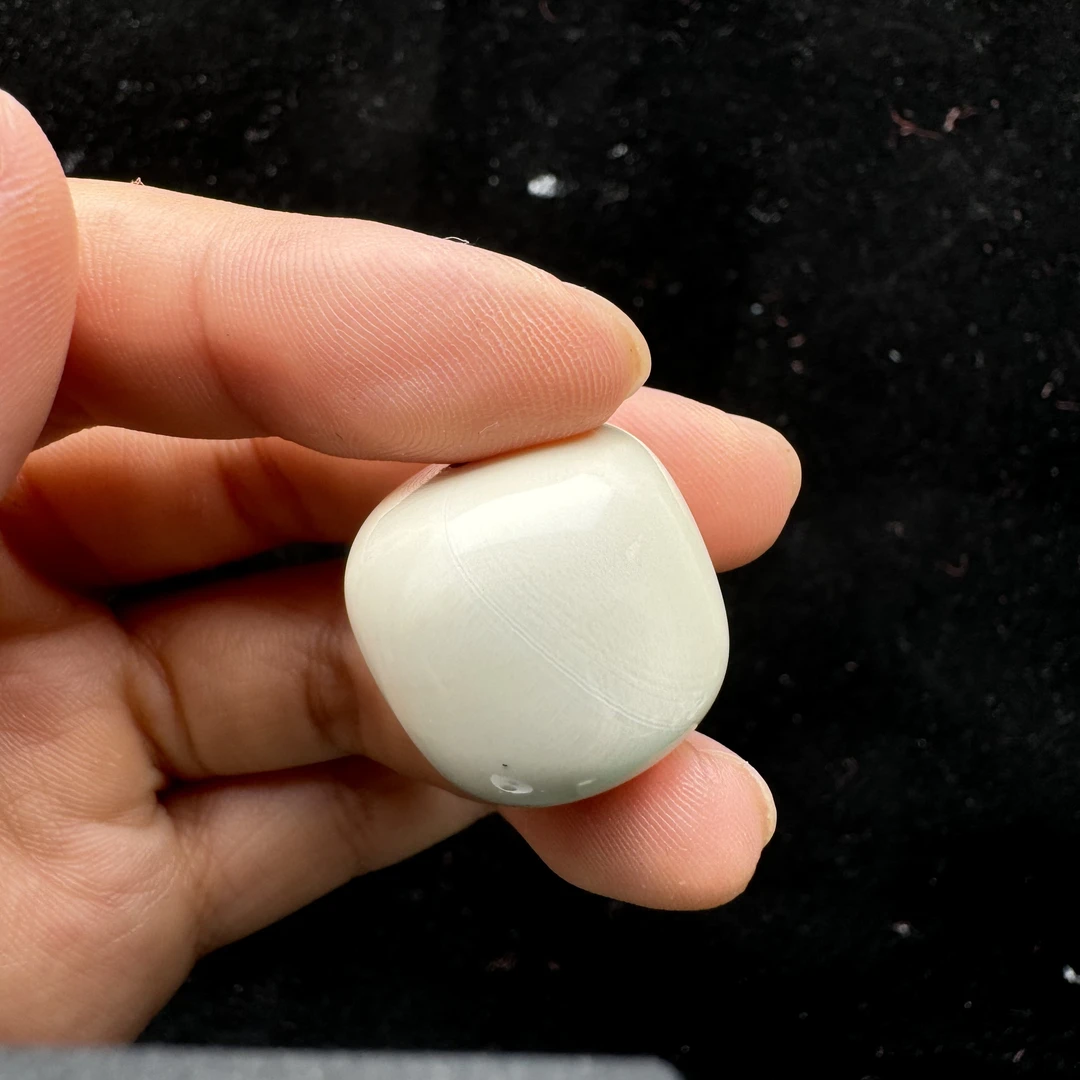 S2920天然猛犸牙单珠配饰 桶珠墩子20.3*19mm 支持鉴定 假一罚四