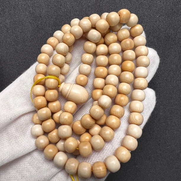 F807天然猛犸牙7×6㎜108串【支持鉴定 假一罚四】