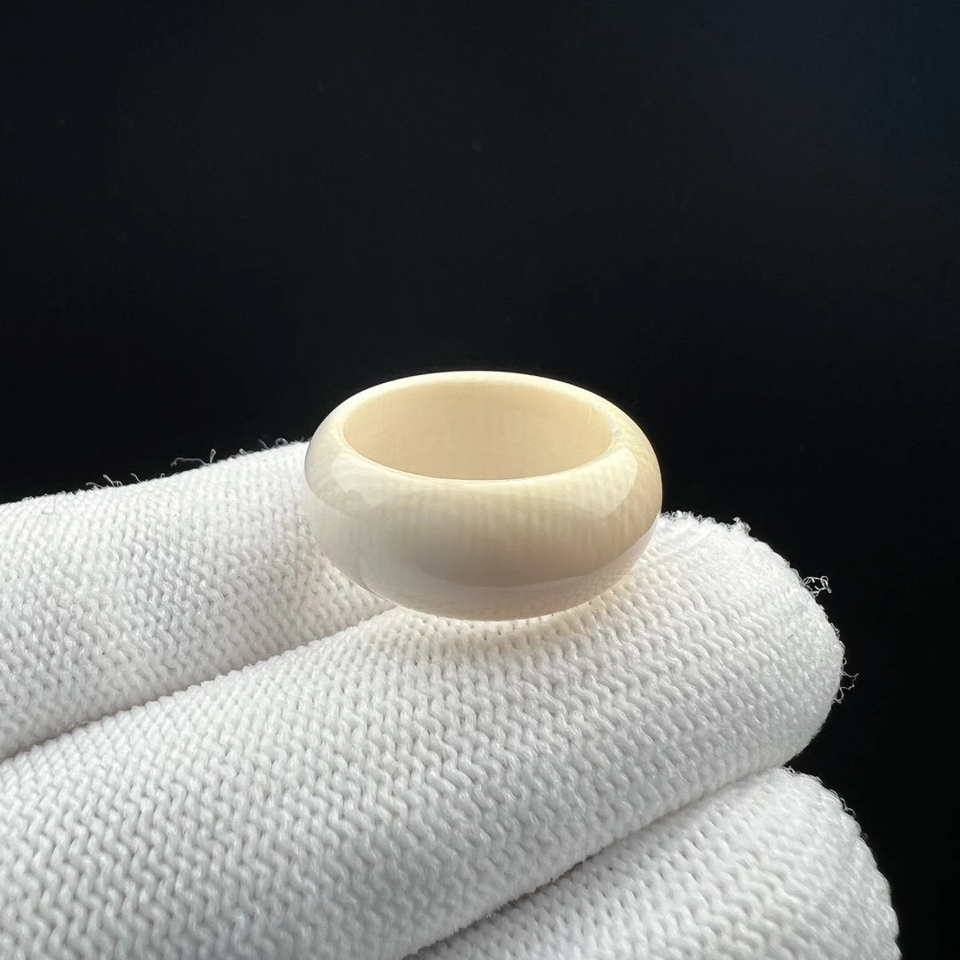 X5063天然猛犸牙 圈圈 16mm 支持复检 假一罚四