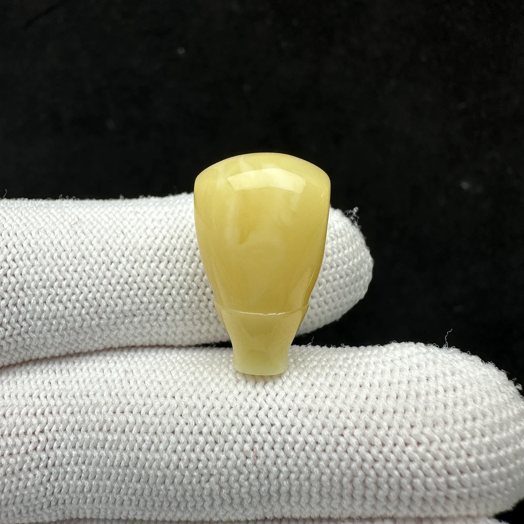 J6269天然原矿蜜蜡 蜜蜡三通 12.7*21mm 80克价