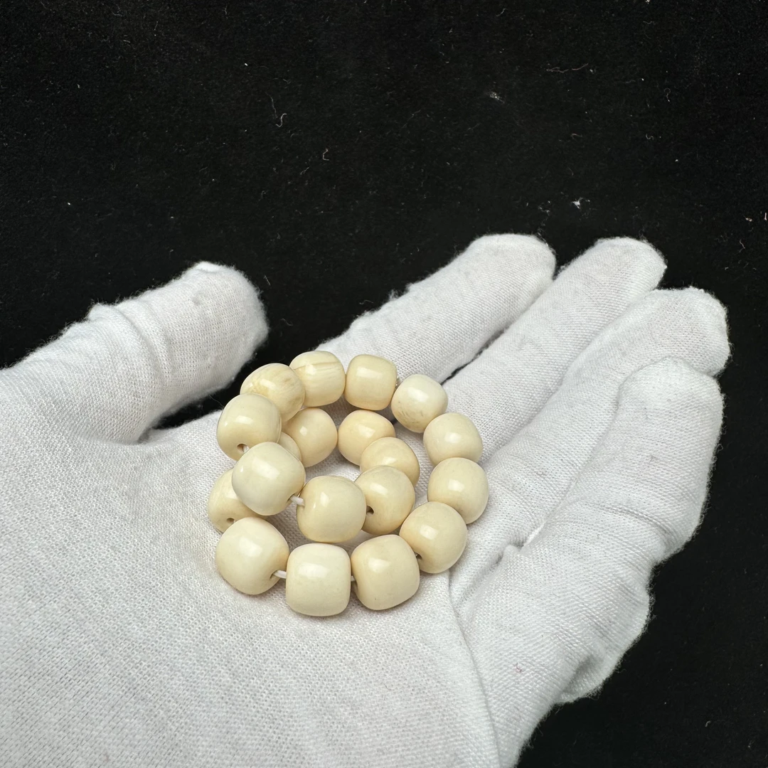 U1826天然猛犸牙瑕疵手串 10mm 支持鉴定假一罚四