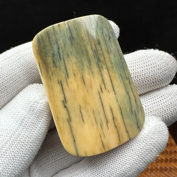 P1466天然猛犸牙肥皂 31*45*16mm 支持鉴定 假一罚四