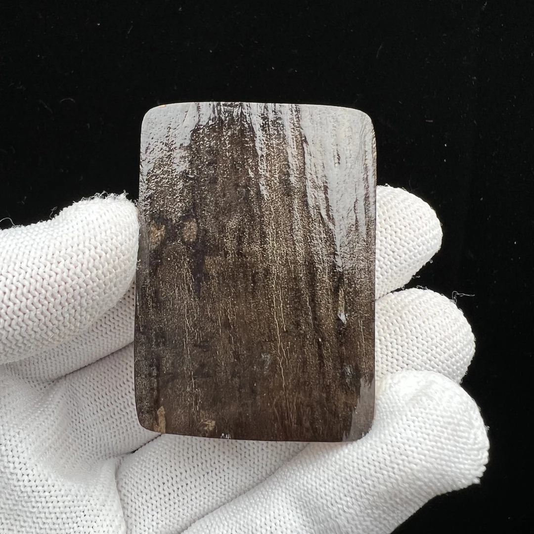 P7607天然猛犸牙 无事牌 37*51*9.8mm支持鉴定 假一罚四